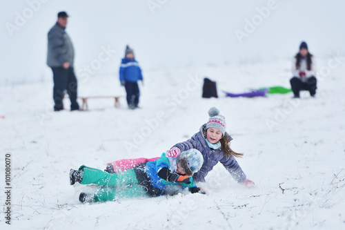 enfant luge photo