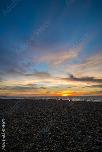 Brighton sunrise portrait