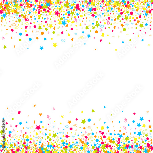 Confetti  vector background