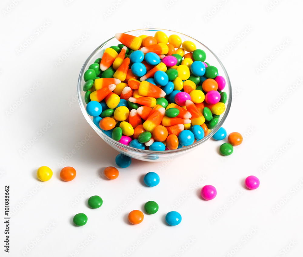 Colored candy Colored candy