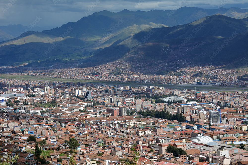 City of Cuzco in Peru, South America.
