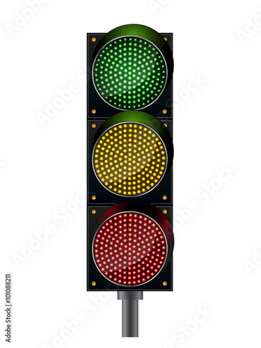 Traffic lights background