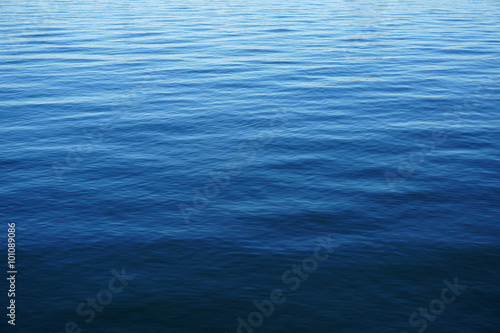 Fototapeta Naklejka Na Ścianę i Meble -  dark blue rippled sea surface