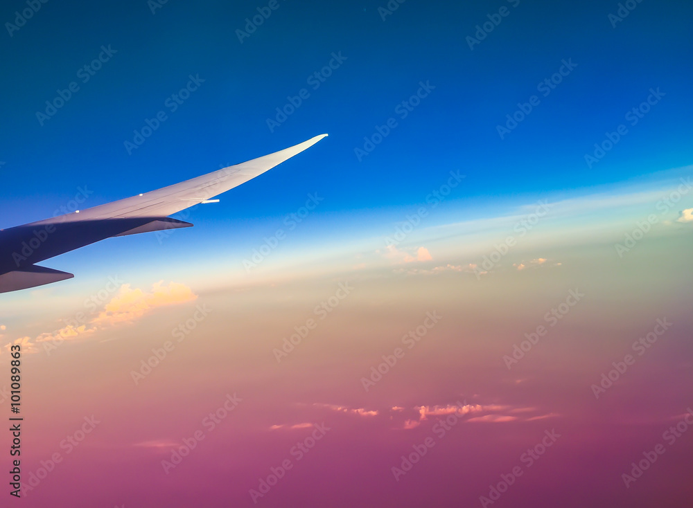 Fototapeta premium cloud above the blue sky