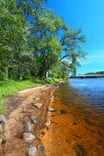 Wisconsin River Landscape Portage photo