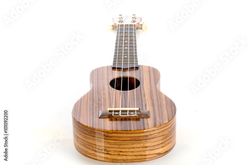 isolated ukulele on white background