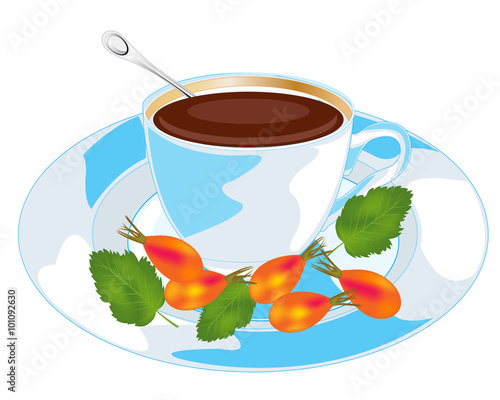 Tea with wild rose