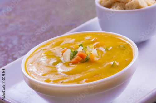 Pumpkin soup photo