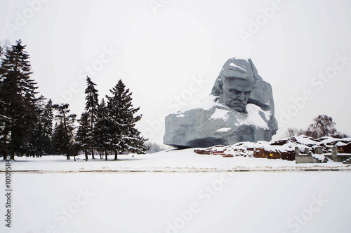 Plakat w ramie Мемориальный комплекс Брестская крепость в Бларуси
