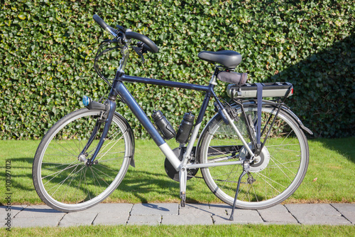 Electric bicycle in the sun