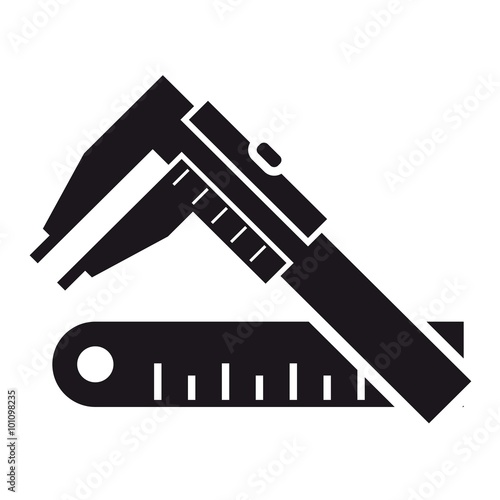 vernier calipers and ruler