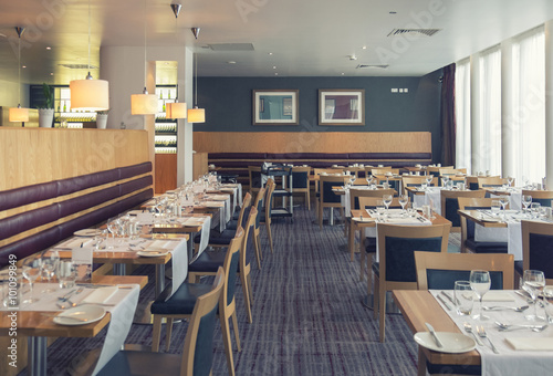 Photography interior of  restaurant in Dublin