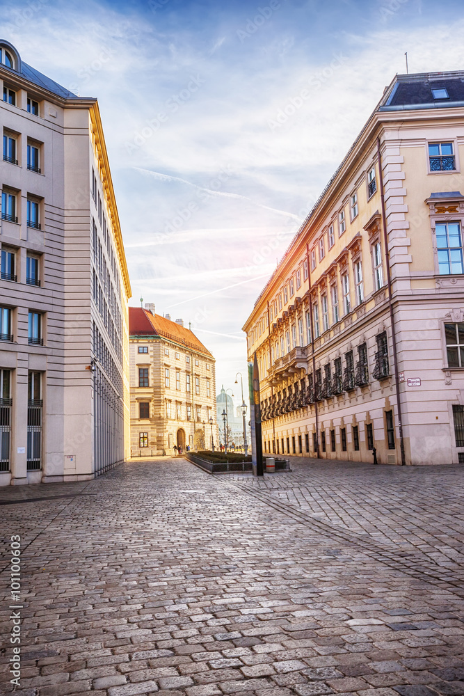 view of historical center of Vienna
