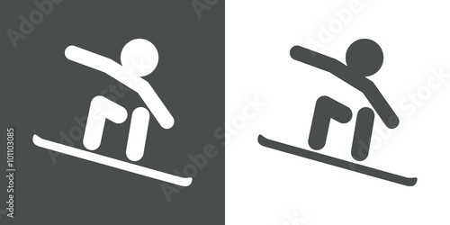 Icono plano snowboarding #2