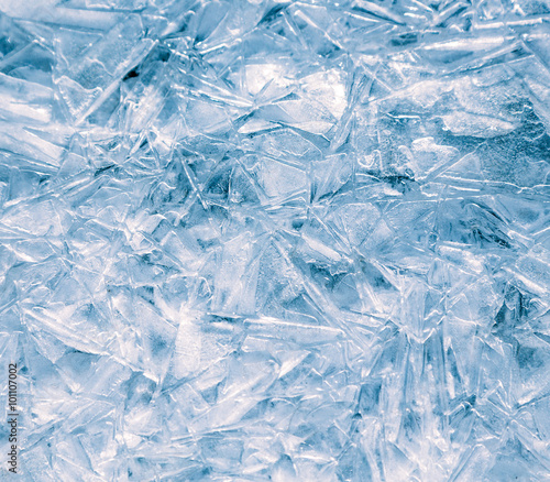 Close-up of ice surface, abstract background.