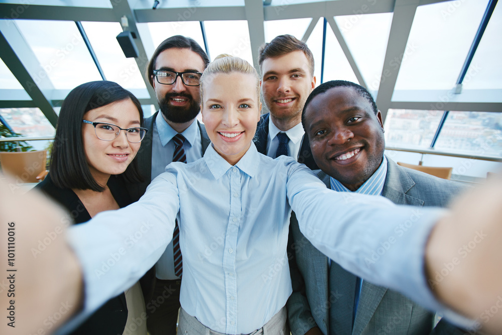 Obraz premium Business selfie