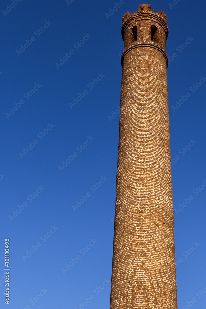 Old chimney - Pozzo Santa Barbara mine, 