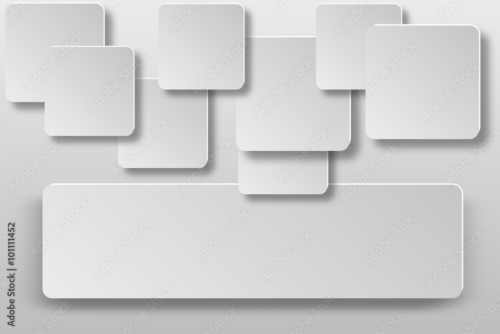 Abstract squares background with drop shadows Abstract squares background with drop shadows
