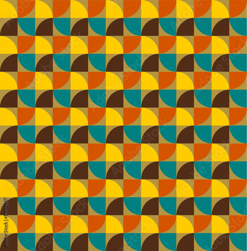 Fashion pattern from the 70s vector
