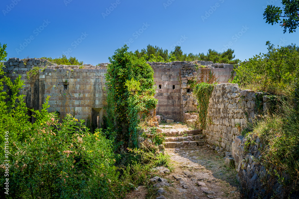 Ratac ancient fortress ruins.