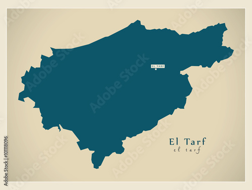 Modern Map - El Tarf DZ