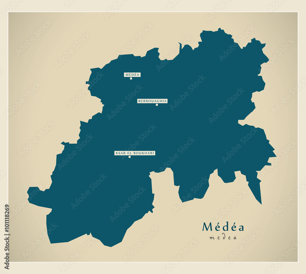 Modern Map - Medea DZ