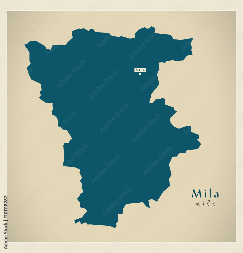 Modern Map - Mila DZ