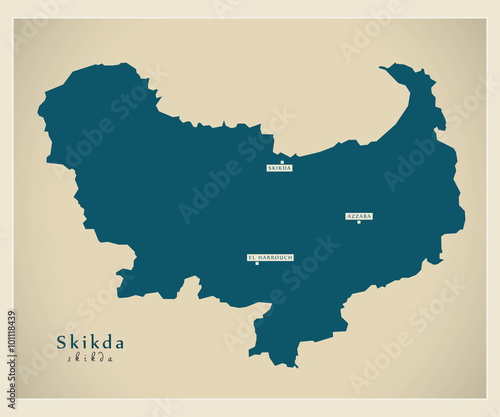 Modern Map - Skikda DZ