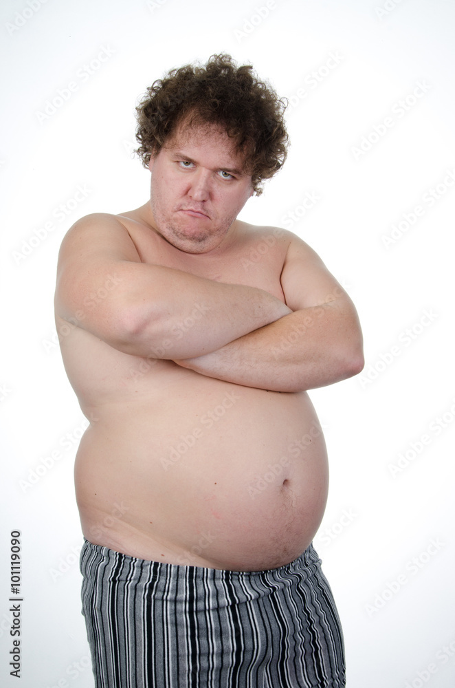 Fat man. Obesity. Problems with excess weight! Fat man. Obesity. Problems with excess weight!
