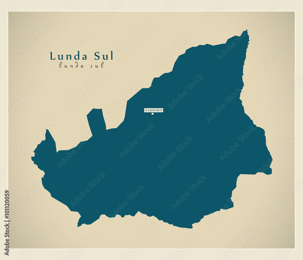 Modern Map - Lunda Sul AO