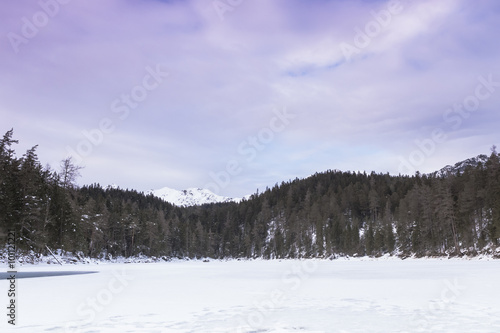 eibsee lake in winter © ihorga
