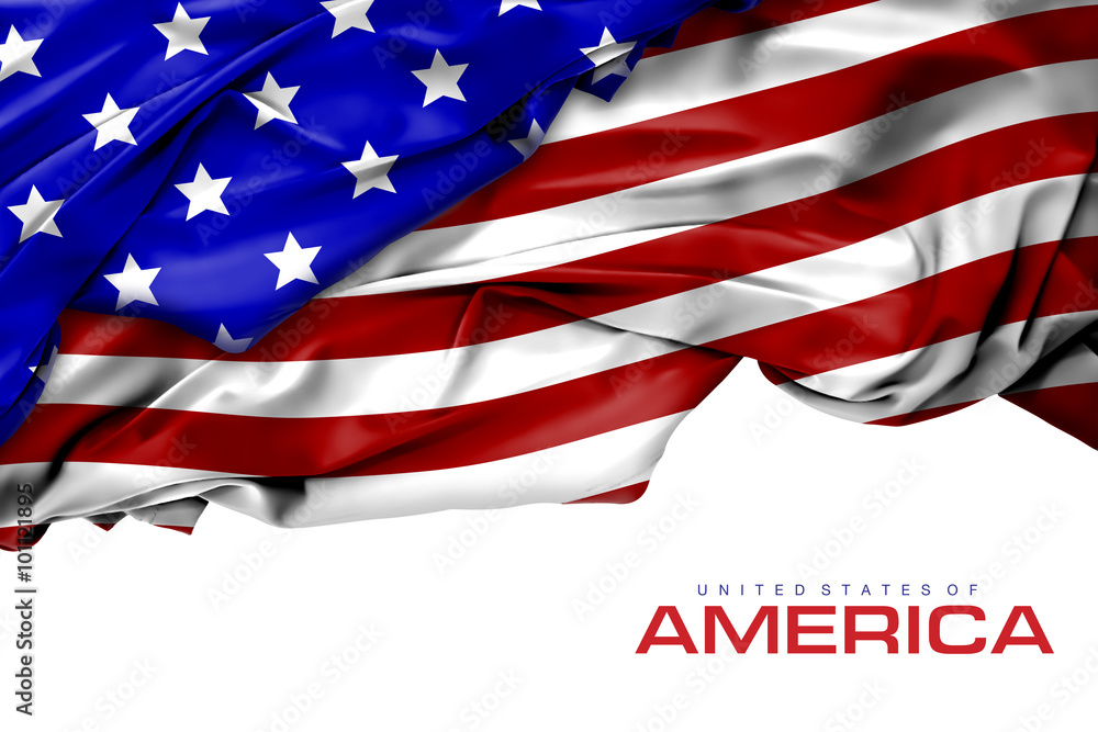 Obraz premium United states of America flag