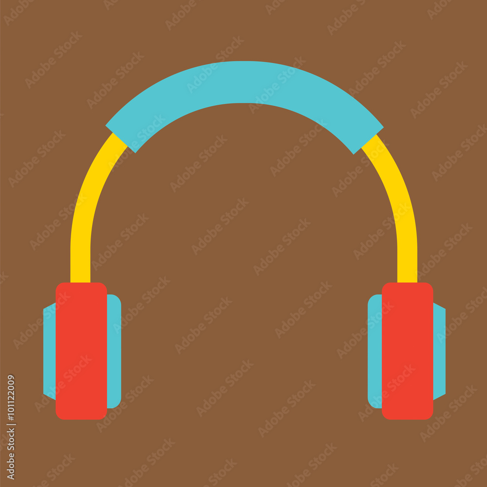 Headphones Vector Illustration. Headphones Vector Illustration.