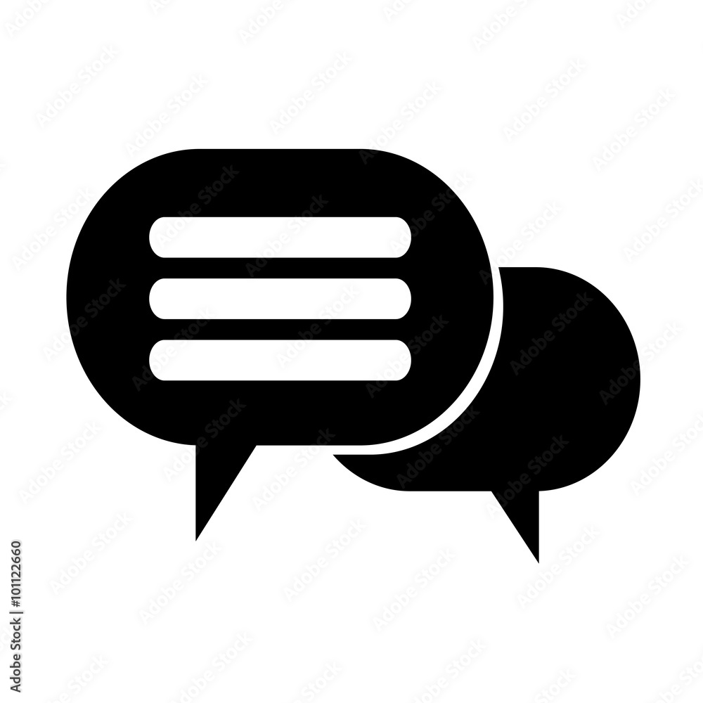 Speech bubble icon Illustration symbol design Speech bubble icon Illustration symbol design