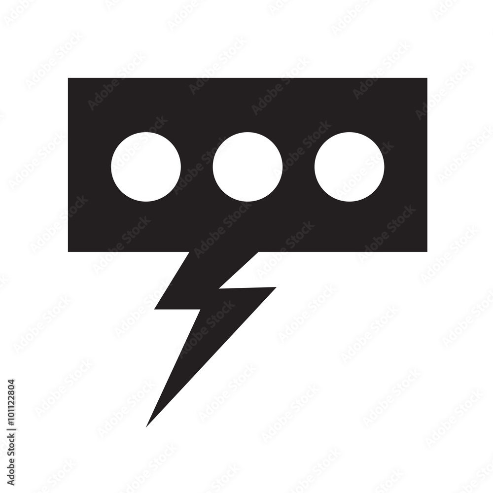Speech bubble icon Illustration symbol design Speech bubble icon Illustration symbol design