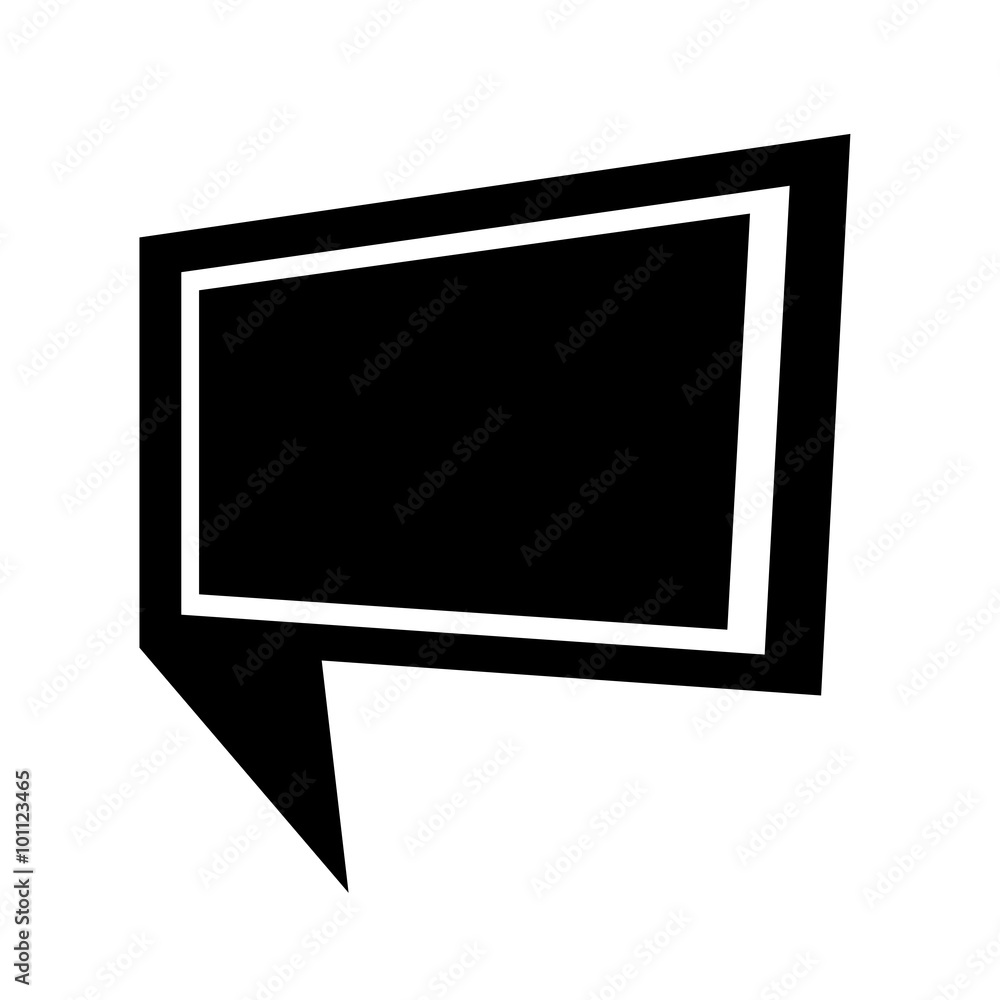 Speech bubble icon Illustration symbol design Speech bubble icon Illustration symbol design