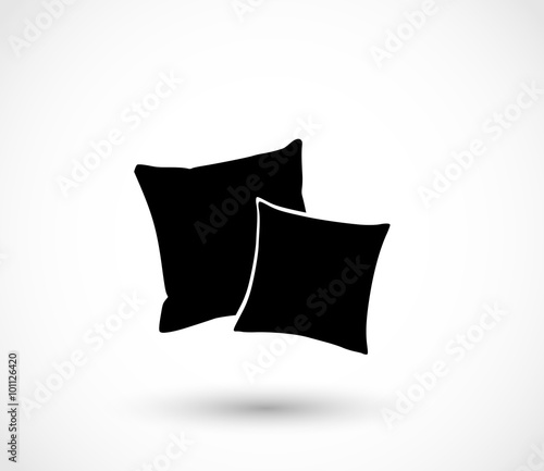 Pillow icon vector