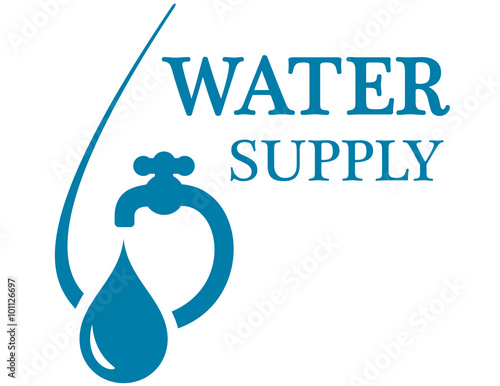 water supply concept icon