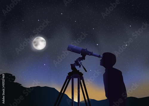 Paysage Astronomie Enfant