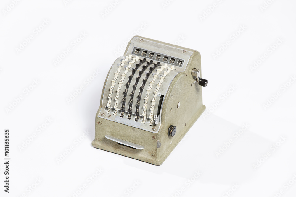 Obsolete calculator, old calculator. Obsolete calculator, old calculator.