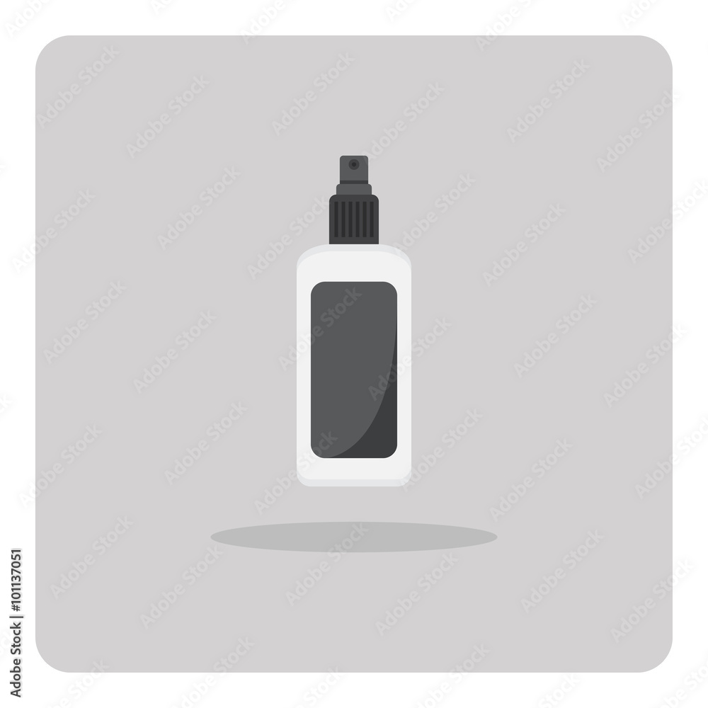 Vector of flat icon, Spray bottle on isolated background Vector of flat icon, Spray bottle on isolated background
