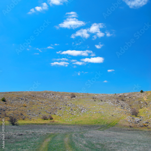 Road through the hills