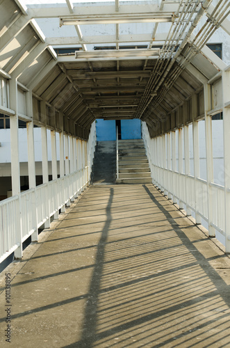 Overpass walkway up