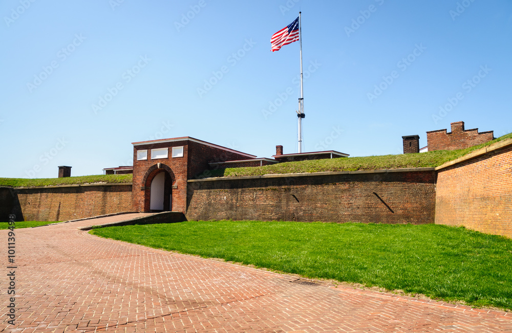 Fototapeta premium Fort McHenry National Monument and Historic Shrine