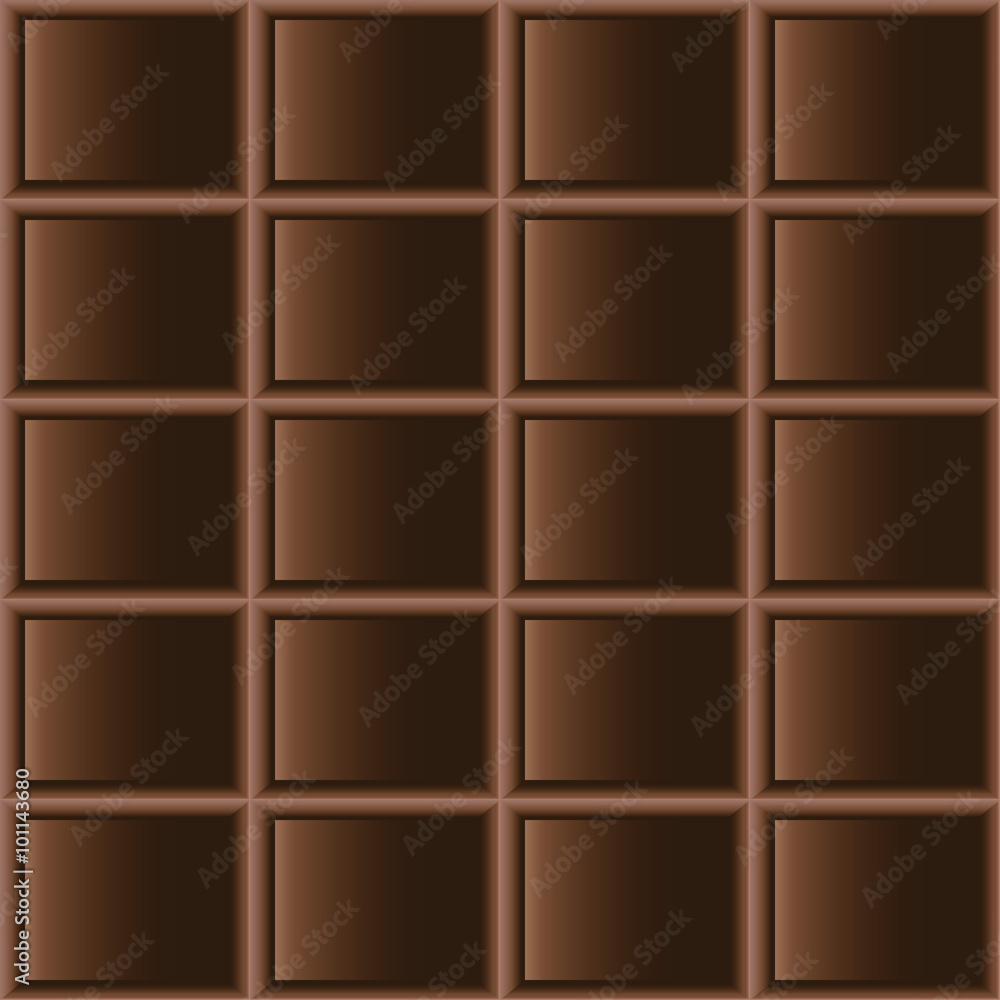 Chocolate dark tiles seamless texture illustration 