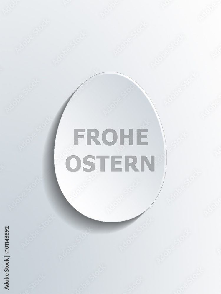 Abstract white oval Happy Easter Egg symbol Abstract white oval Happy Easter Egg symbol