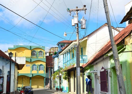street in isla de Flores Guatemala photo