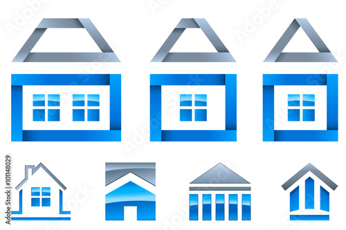 real estate - icon set