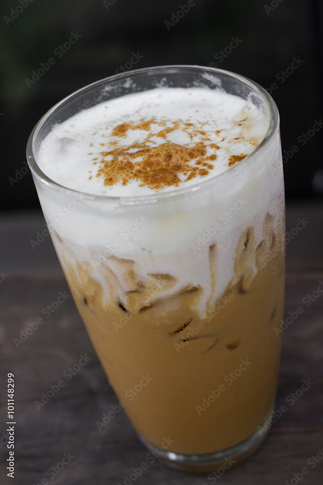 Ice coffee. Ice coffee.