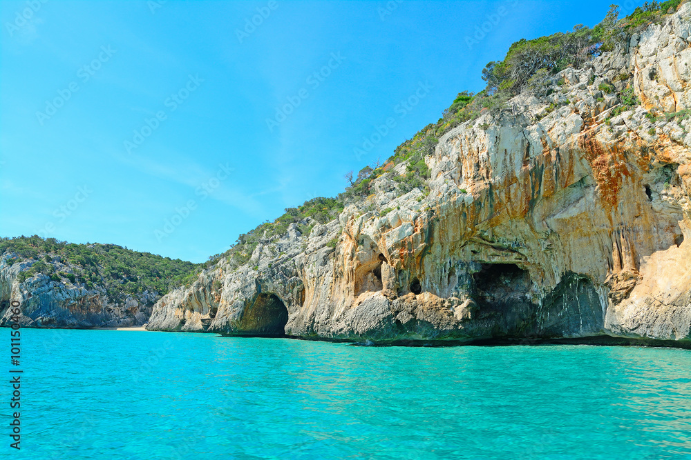 turquoise sea in Sardinia